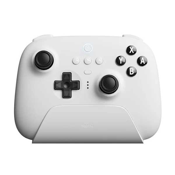 Φωτογραφία προϊόντος: 8Bitdo Ultimate with Charging Dock Ασύρματο Gamepad για Android / IOS / PC / Switch (Switch Layout) - Λευκό