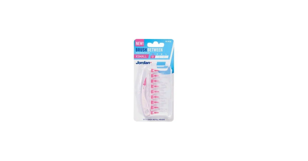 Φωτογραφία προϊόντος: JORDAN Brush Between X-Small 0.4mm Μεσοδόντια Βουρτσάκια Καθαρισμού Ροζ