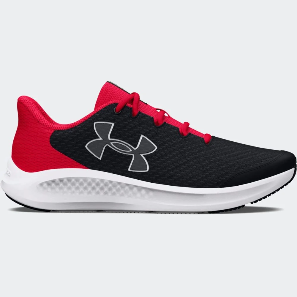 Φωτογραφία προϊόντος: UNDER ARMOUR BGS CHARGED PURSUIT 3 BIG LOGO ΜΑΥΡΟ