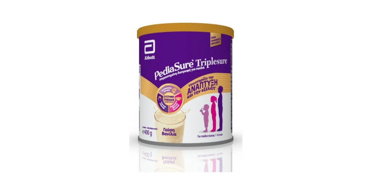 Φωτογραφία προϊόντος: Abbott Pediasure Triplesure Vanilla 400gr