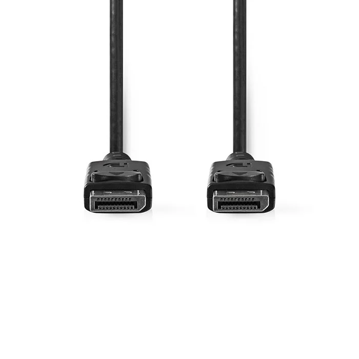 Φωτογραφία προϊόντος: Καλώδιο DisplayPort 1.2 αρσενικό σε αρσενικό nedis μαύρο χρώμα (233-1716) CCGT37010BK20 μήκος 2m