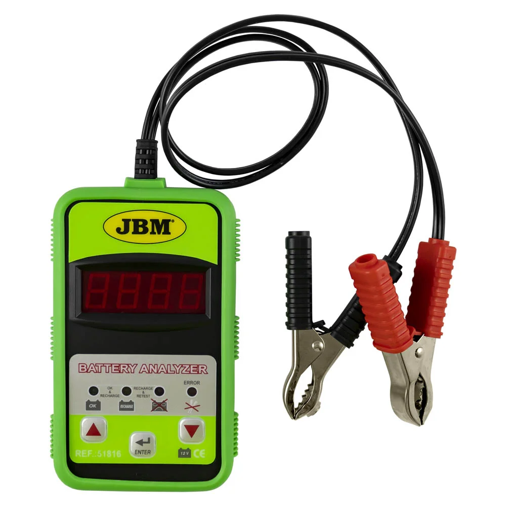 Φωτογραφία προϊόντος: JBM 51816 Ψηφιακό Battery Tester 12V / 24V με Κροκοδειλάκια