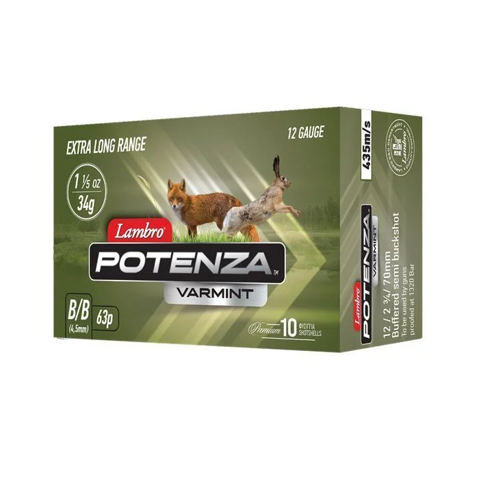 Φωτογραφία προϊόντος: ΦΥΣΙΓΓΙΑ LAMBRO POTENZA VARMINT B/B 34gr Cal.12 63p