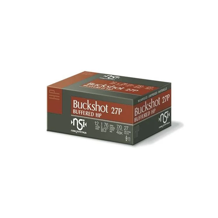 Φωτογραφία προϊόντος: Nobel Sport ΔΡΑΜΙΑ BUCKSHOT 27ΒΟΛΑ HP BUFFERED MAGNUM
