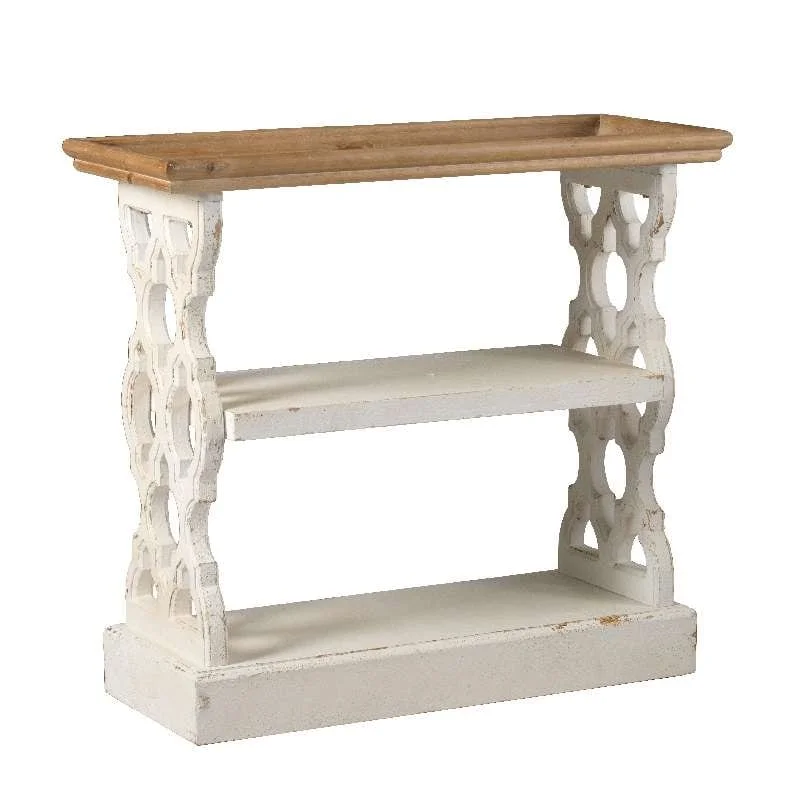Φωτογραφία προϊόντος: Artekko Shelf Κονσόλα/Ραφιέρα Ξύλο Ελάτης Λευκή Πατίνα