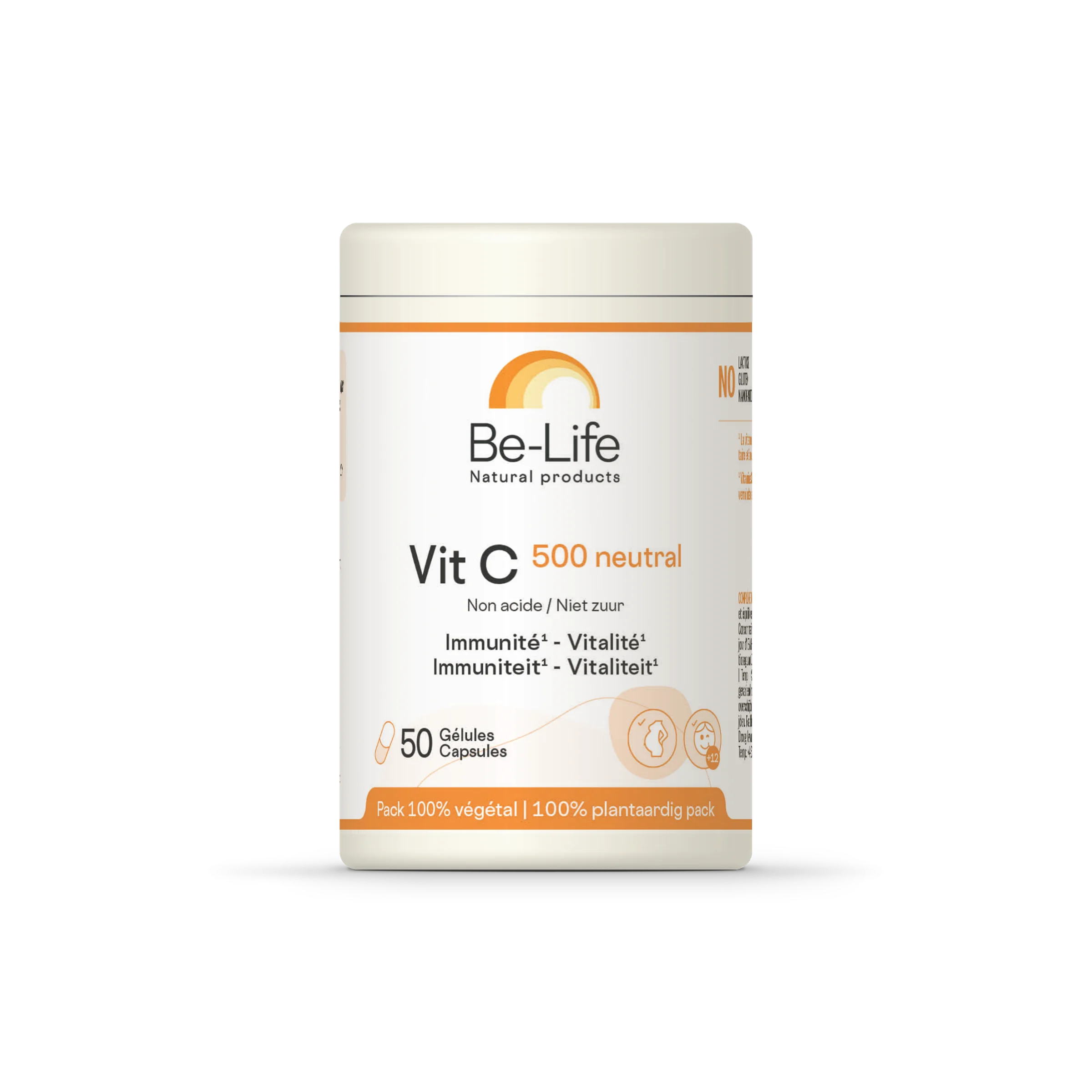 Φωτογραφία προϊόντος: Be-Life Vit C 500 Neutral, 60 κάψουλες