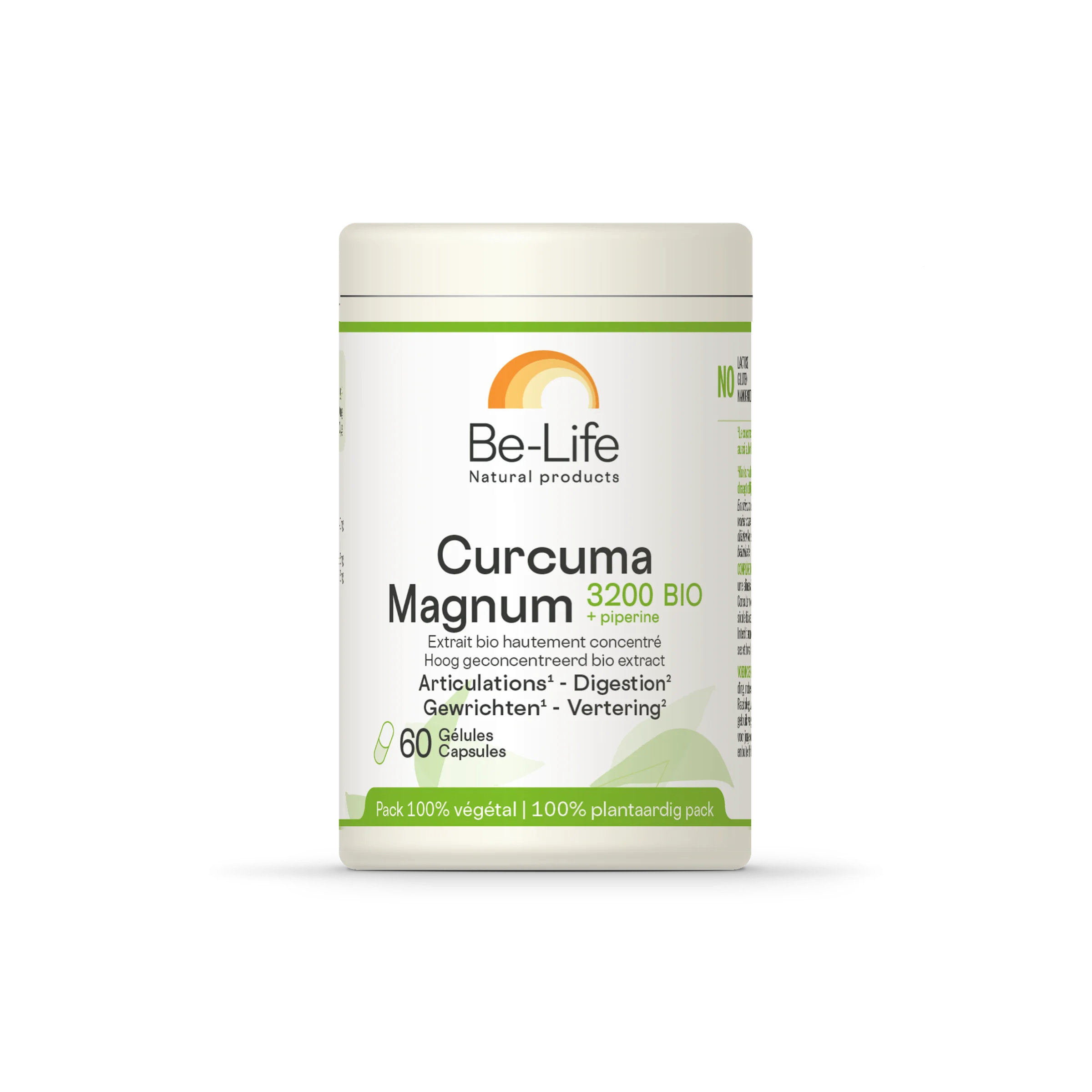 Φωτογραφία προϊόντος: Be-Life Curcuma Magnum 3200, 60 κάψουλες