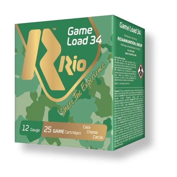Φωτογραφία προϊόντος: RIO 34GR GAME LOAD 12/70/16mm