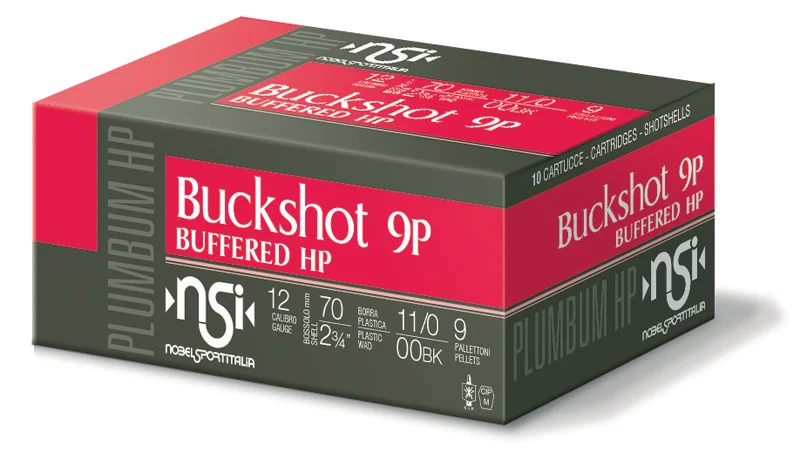 Φωτογραφία προϊόντος: NOBELSPORT BUFFERED BUCKSHOT 9-βολο HP 12/70/4