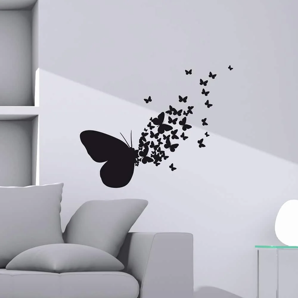 Φωτογραφία προϊόντος: Ango Butterflies Silhouettes αυτοκόλλητα τοίχου βινυλίου M (54110)