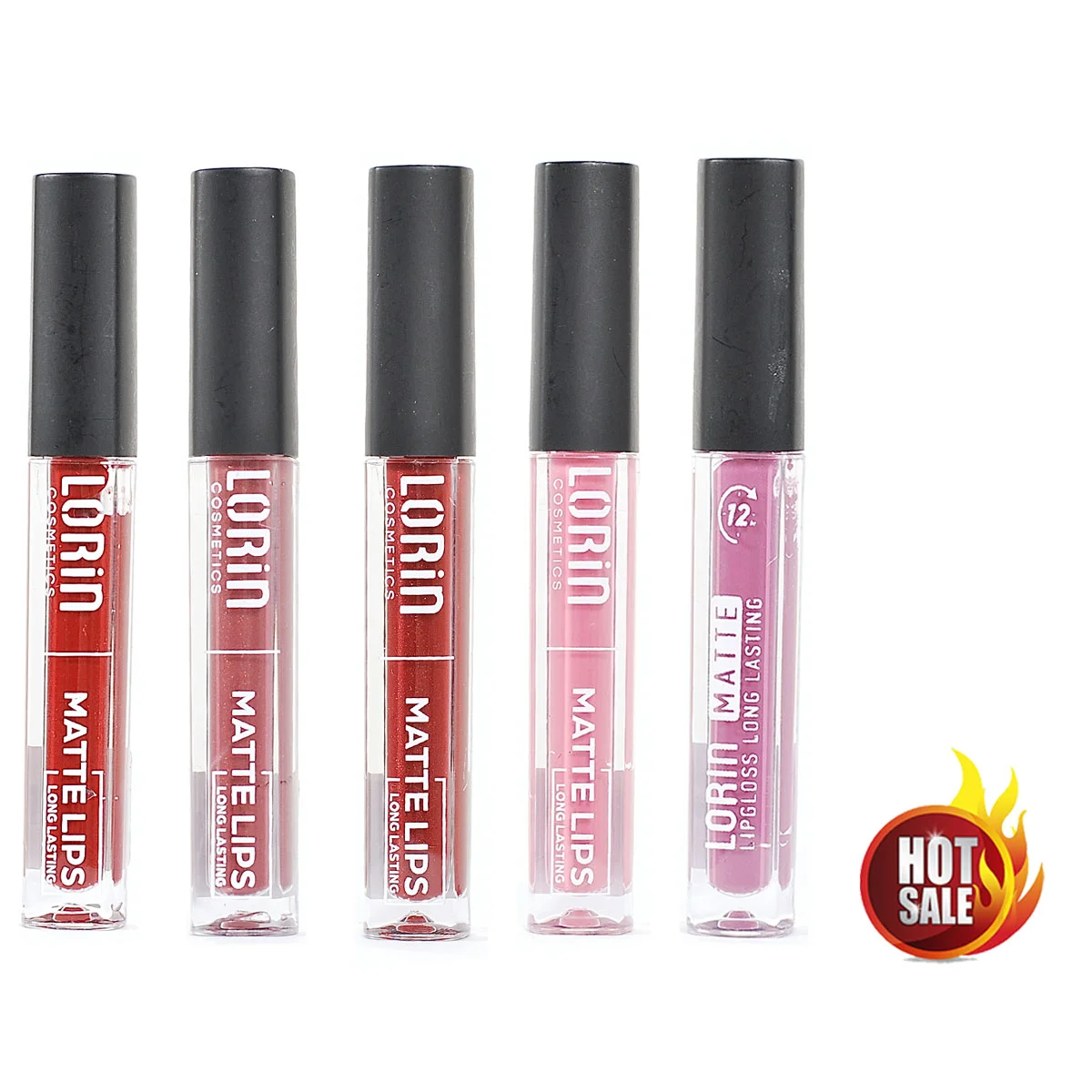 Φωτογραφία προϊόντος: Lorin Hot Deal Set 5pcs Ανεξίτηλα Lipgloss Matte