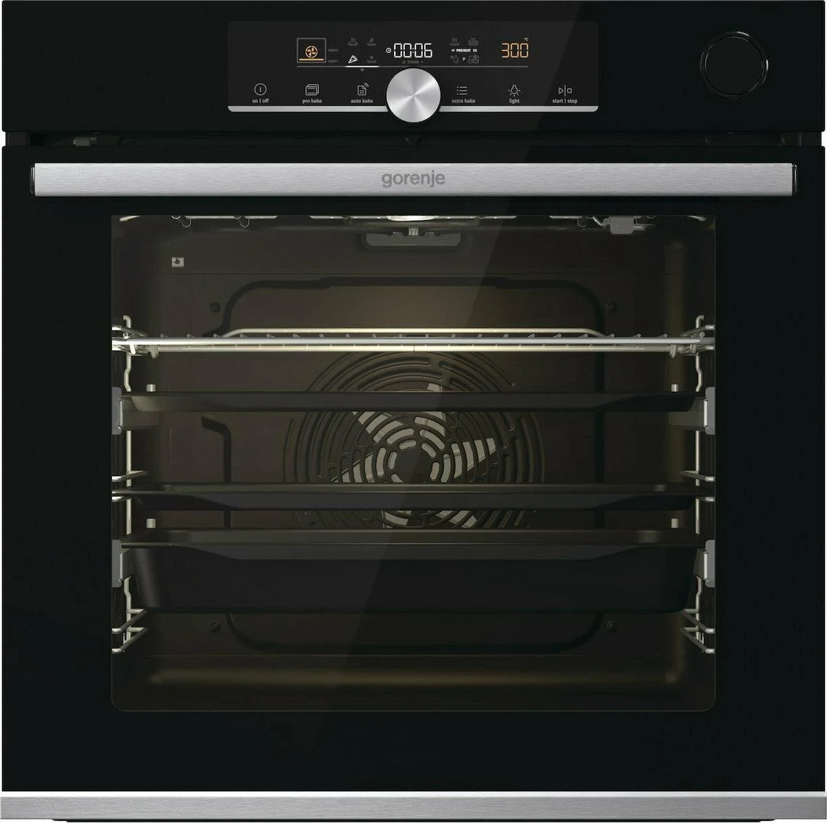 Φωτογραφία προϊόντος: Gorenje BPSAX6747A08BGWI Φούρνος ατμού άνω Πάγκου 77lt Μαύρος