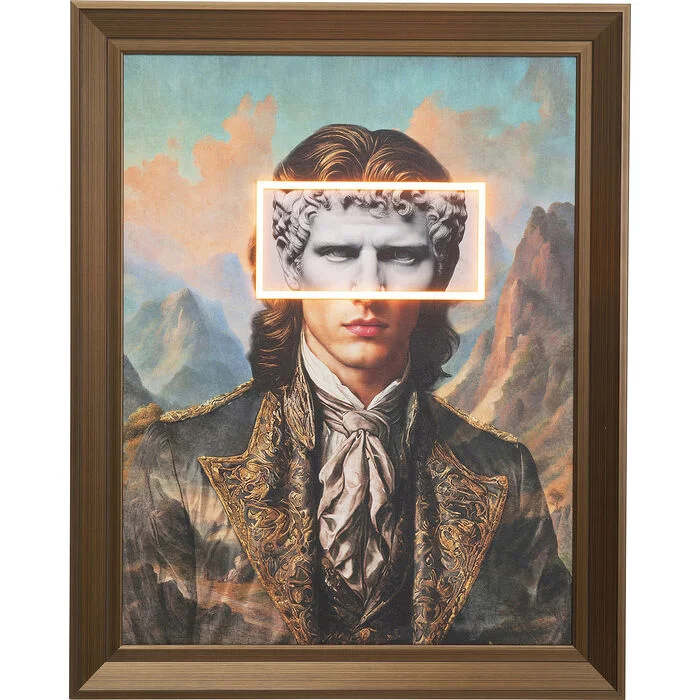 Φωτογραφία προϊόντος: KARE Πίνακας LED Art Gentleman 80x7x100εκ. - Πολύχρωμο - 80Μx7Πx100Υ