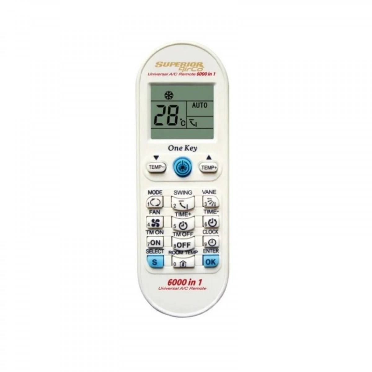 Φωτογραφία προϊόντος: SUPERIOR AIRCO 6000 IN 1 UNIVERSAL AIR CONDITION REMOTE CONTROL (1880017)