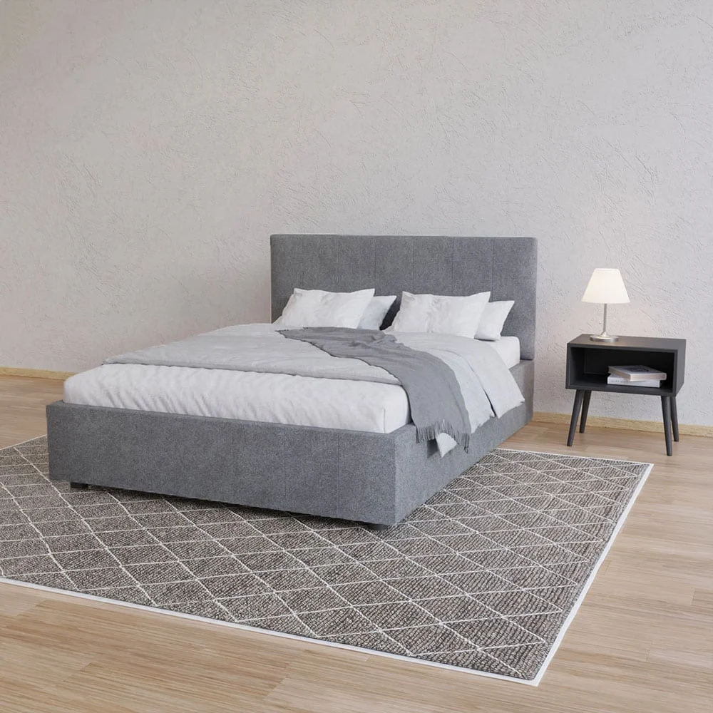 Φωτογραφία προϊόντος: AlphaB2B Κρεβάτι Billy Γκρι 150x200cm