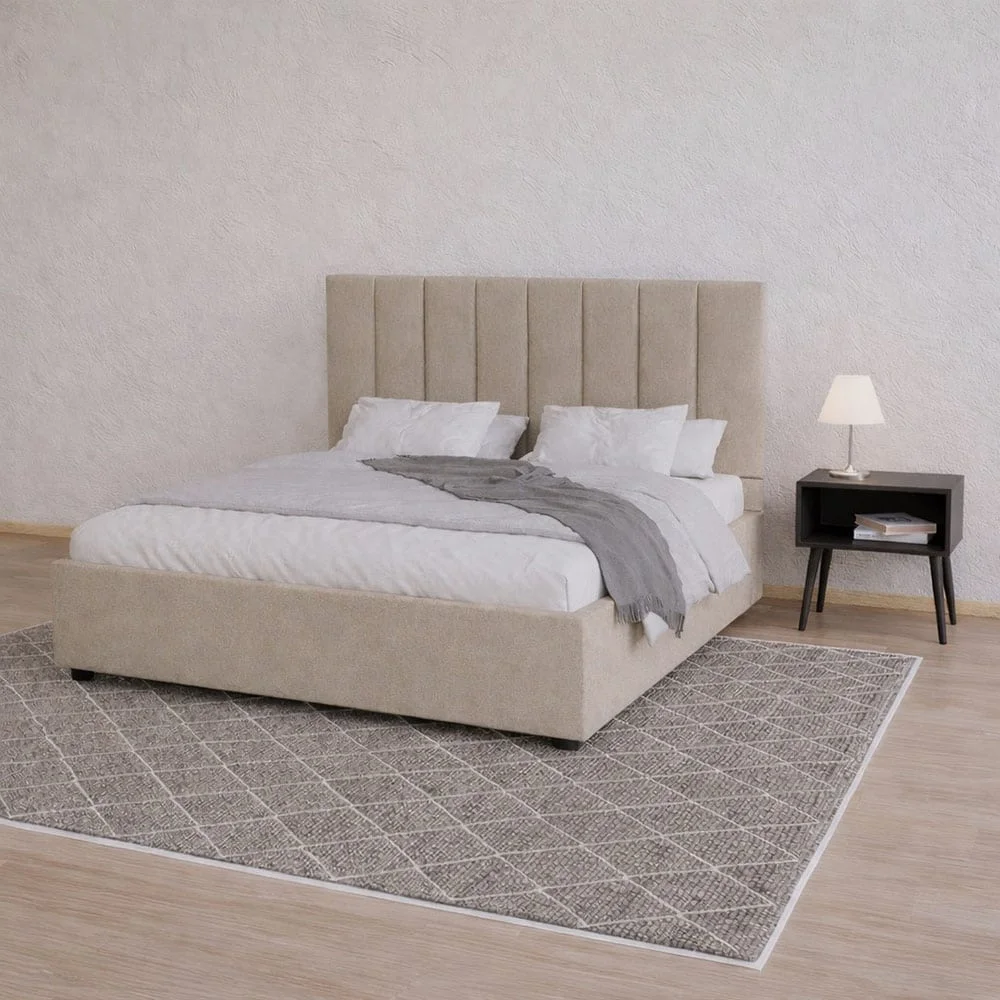 Φωτογραφία προϊόντος: AlphaB2B Κρεβάτι Unona Μπεζ 160x200cm