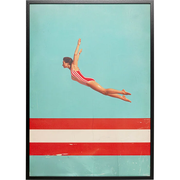 Φωτογραφία προϊόντος: KARE Πίνακας Jumping Girl Up Πολύχρωμος 73*3.2*103εκ. - Πολύχρωμο - 73Μx3Πx103Υ