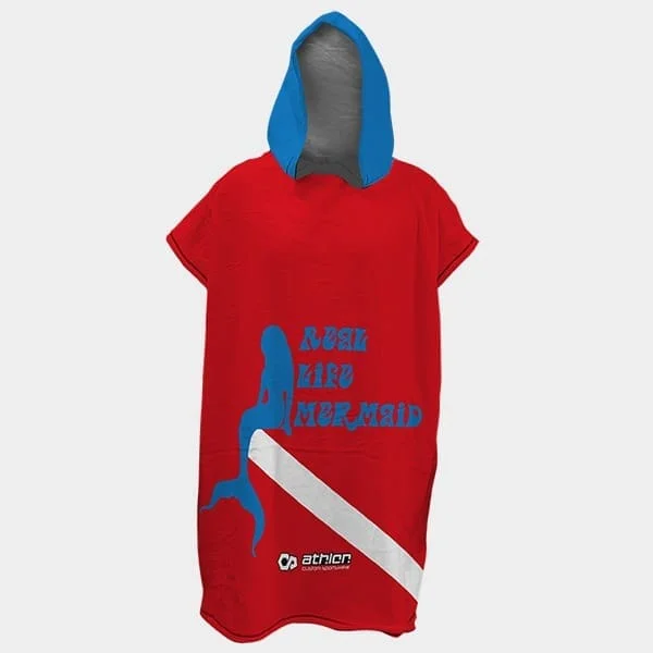 Φωτογραφία προϊόντος: Athlon Poncho Towel - Mermaid Κόκκινο
