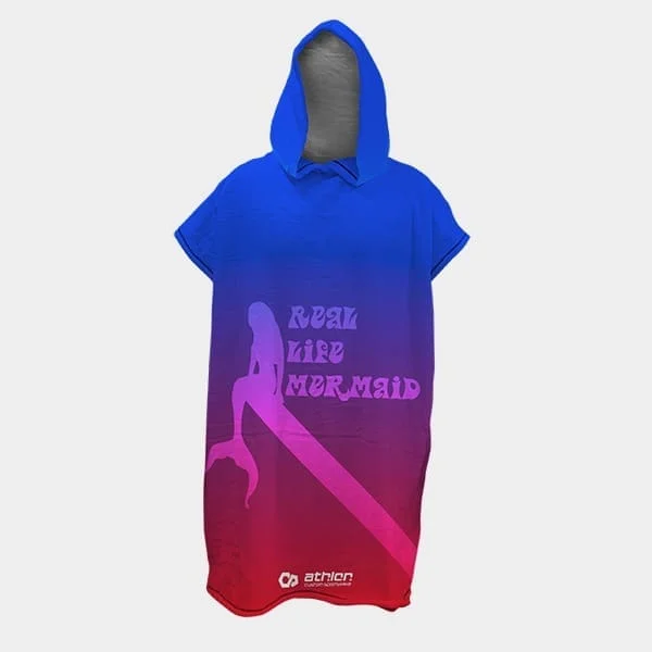 Φωτογραφία προϊόντος: Athlon Poncho Towel - Mermaid Μπλε