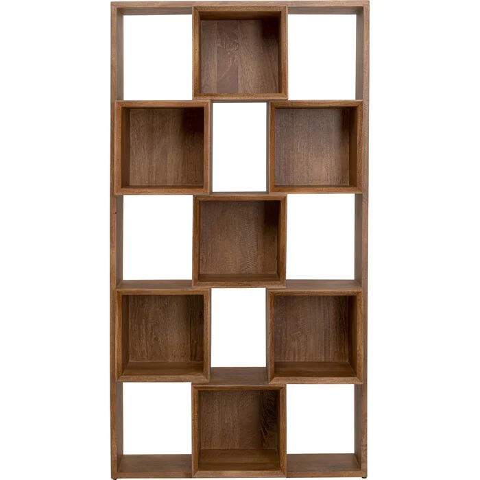 Φωτογραφία προϊόντος: KARE Βιβλιοθήκη Cubes Balance Ξύλο Καφέ 102*35*192εκ. - Καφέ - 103Μx35Πx192Υ