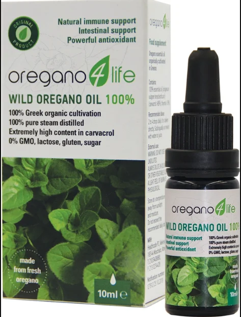 Φωτογραφία προϊόντος: Healthcode PC Oregano4Life Wild Oregano Oil 100% Αιθέριο Έλαιο Ρίγανης με Πληθώρα Ευεργετικών Ιδιοτήτων για Όλο τον Οργανισμό, 10ml