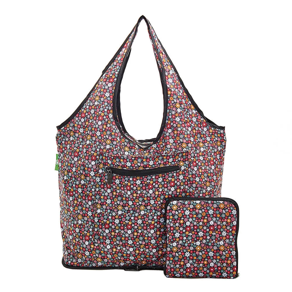 Φωτογραφία προϊόντος: Black Ditsy Weekend Bag 15lt Eco chic - Μικρή τσάντα ταξιδιού