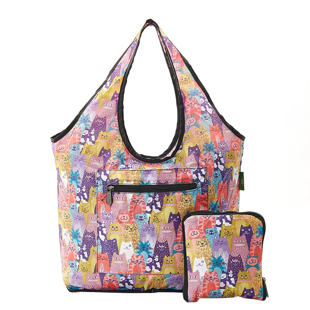 Φωτογραφία προϊόντος: Eco Chic Multiple Cats Weekend Bag 15lt – Μικρή τσάντα ταξιδιού