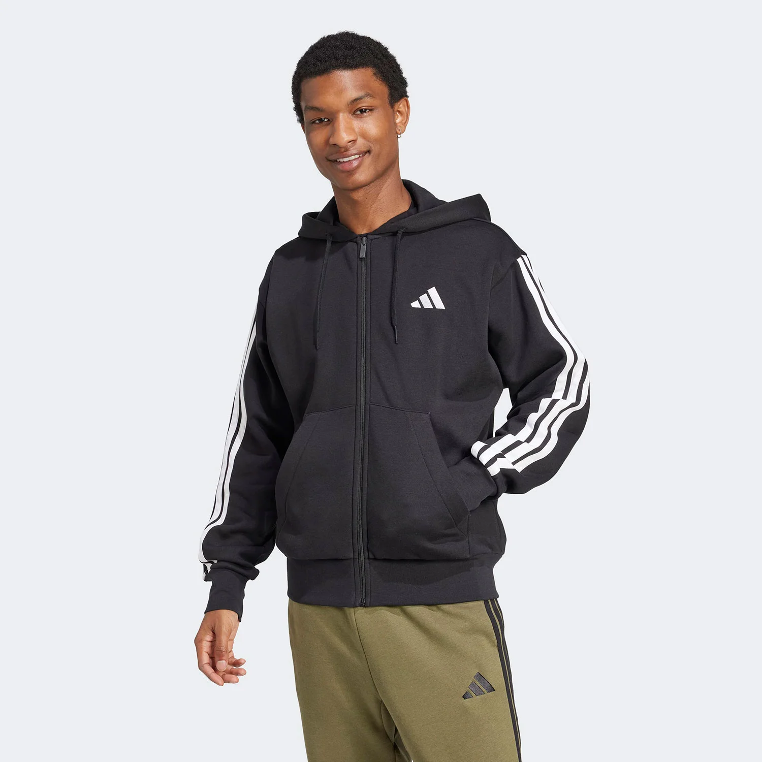 Φωτογραφία προϊόντος: ADIDAS PERFORMANCE Adidas Essentials 3 Stripes Hooded Fleece Cozy