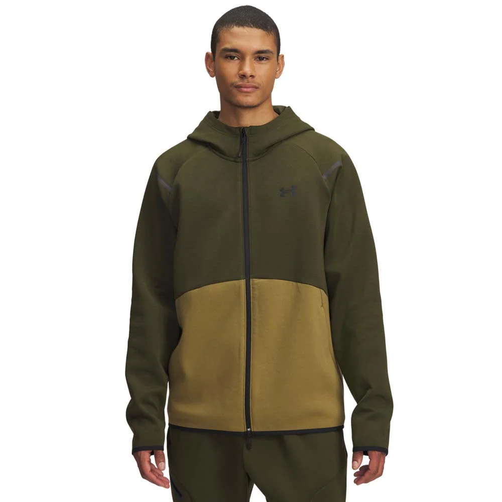 Φωτογραφία προϊόντος: UNDER ARMOUR UNSTOPPABLE FLEECE FULL-ZIP HOODIE ΧΑΚΙ