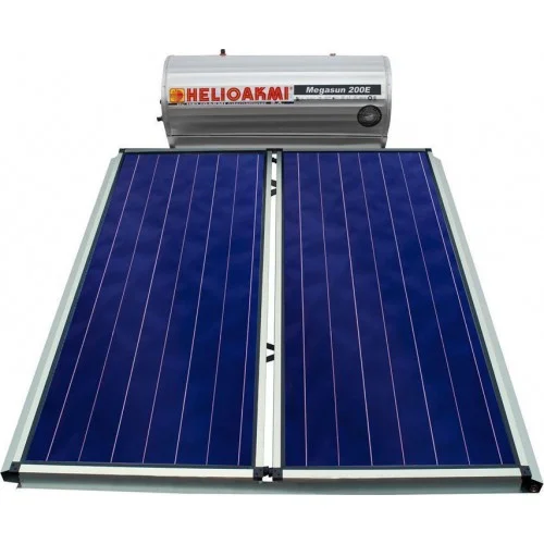 Φωτογραφία προϊόντος: Ηλιακός Helioakmi Megasun Glass Ε200lt 2x2.1m² -Επιλεκτικός Τιτανίου Διπλής Ενέργειας