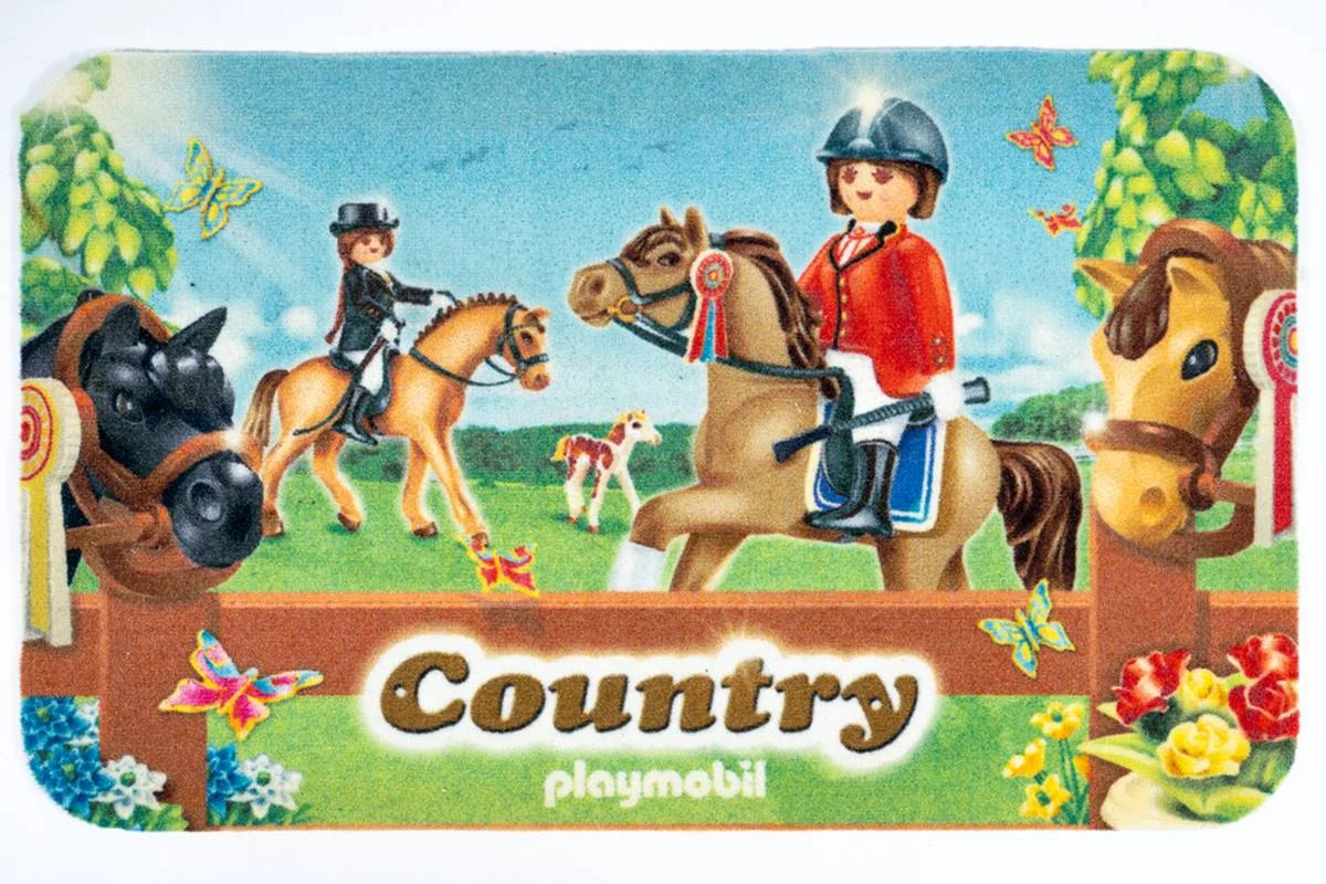 Φωτογραφία προϊόντος: Sdim Πατάκι Εισόδου Playmobil Μοκέτα με Αντιολισθητικό Υπόστρωμα Deco 004 Country 50x80εκ. Πάχους 6mm