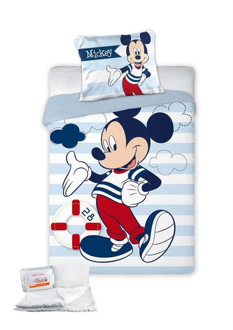 Φωτογραφία προϊόντος: DISNEY DIMcol ΠΑΠΛΩΜΑΤΟΘΗΚΗ & ΠΑΠΛΩΜΑ ΣΕΤ 4 τεμ. Disney Mickey 583 100x135 Digital Print Cotton 100%