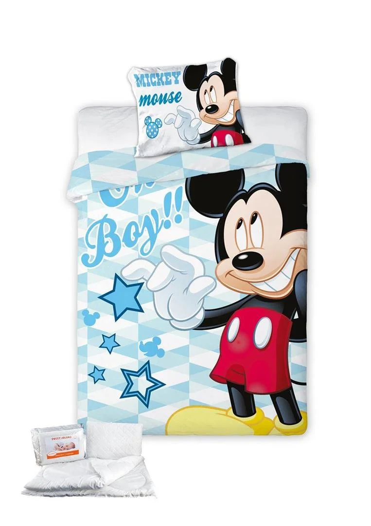 Φωτογραφία προϊόντος: DISNEY DIMcol ΠΑΠΛΩΜΑΤΟΘΗΚΗ & ΠΑΠΛΩΜΑ ΣΕΤ 4 τεμ. Disney Mickey 582 100x135 Digital Print Cotton 100%