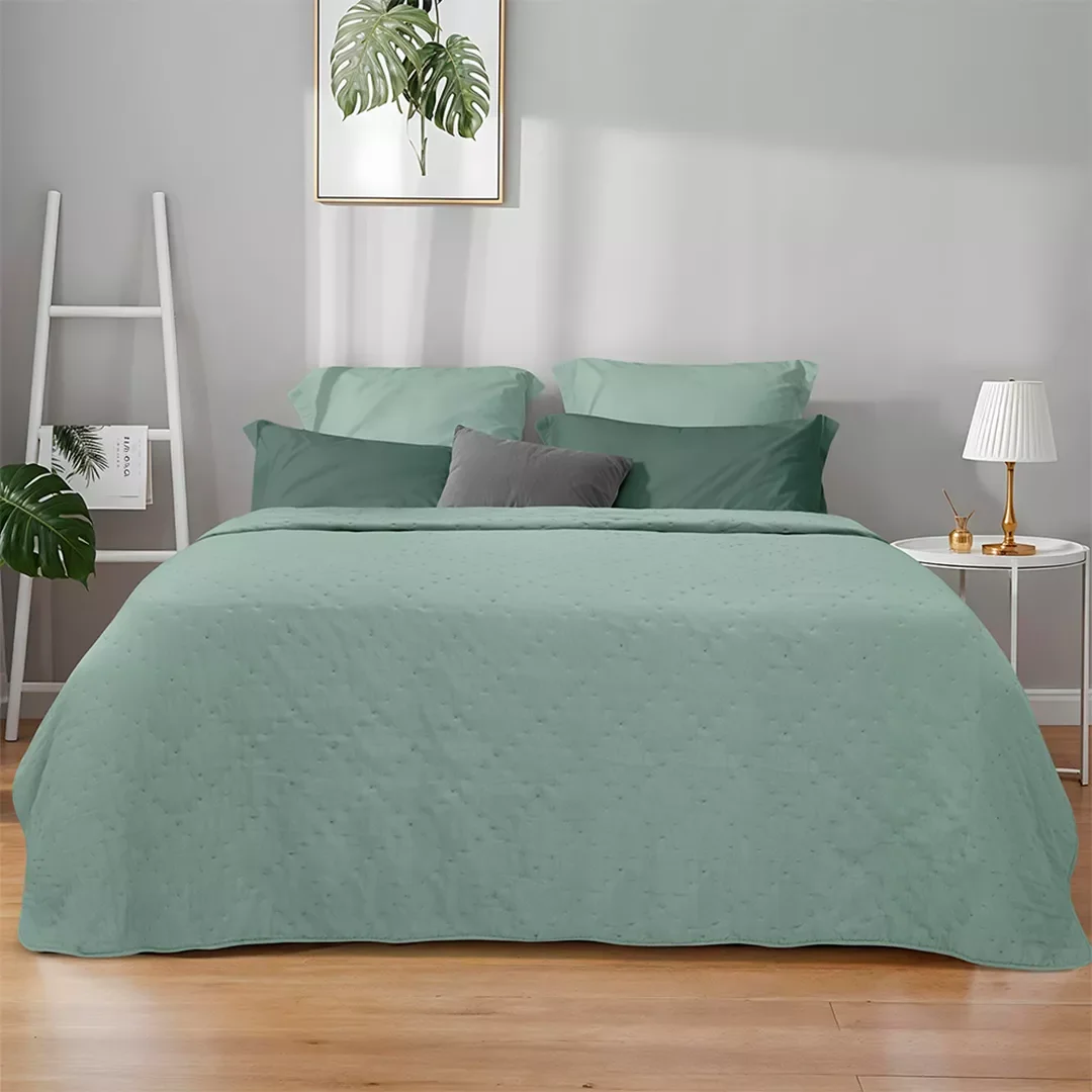 Φωτογραφία προϊόντος: LINO Κουβερλί LIPE GREEN 220X240