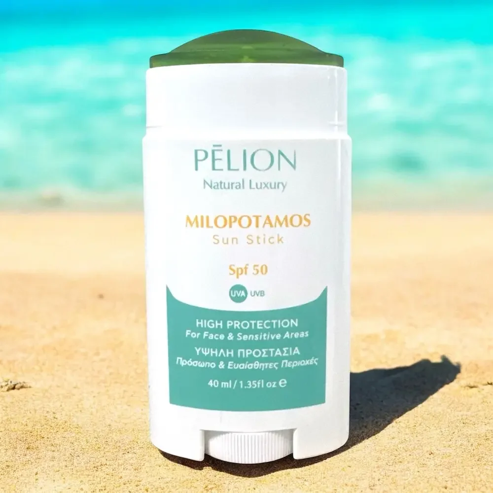Φωτογραφία προϊόντος: Milopotamos Sun Stick SPF 50 για πρόσωπο και ευαίσθητες περιοχές
