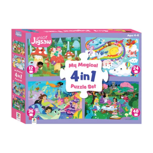Φωτογραφία προϊόντος: Hinkler 4-in-1 Puzzles: My Magical 4-in-1 Puzzle Set