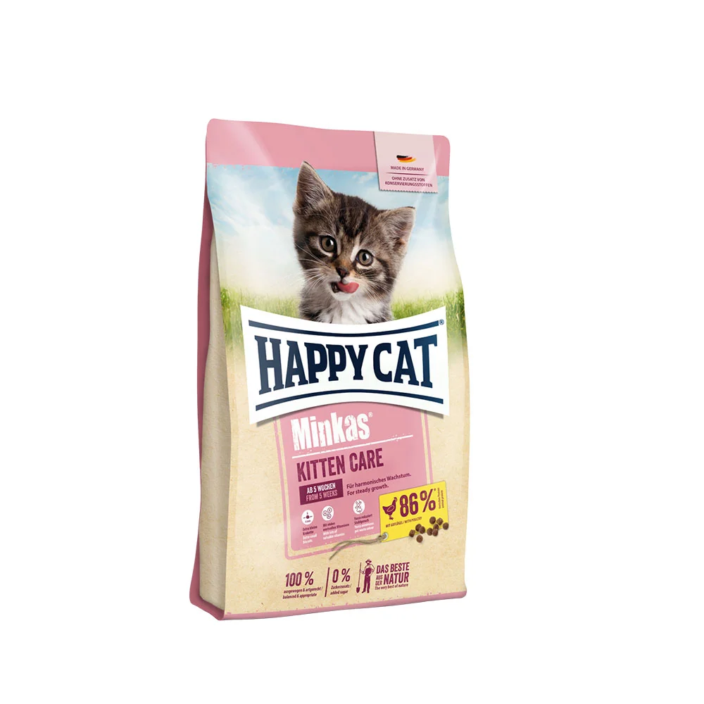 Φωτογραφία προϊόντος: Happy Cat Minkas Kitten Care Τροφή Για Γατάκια 1,5kg