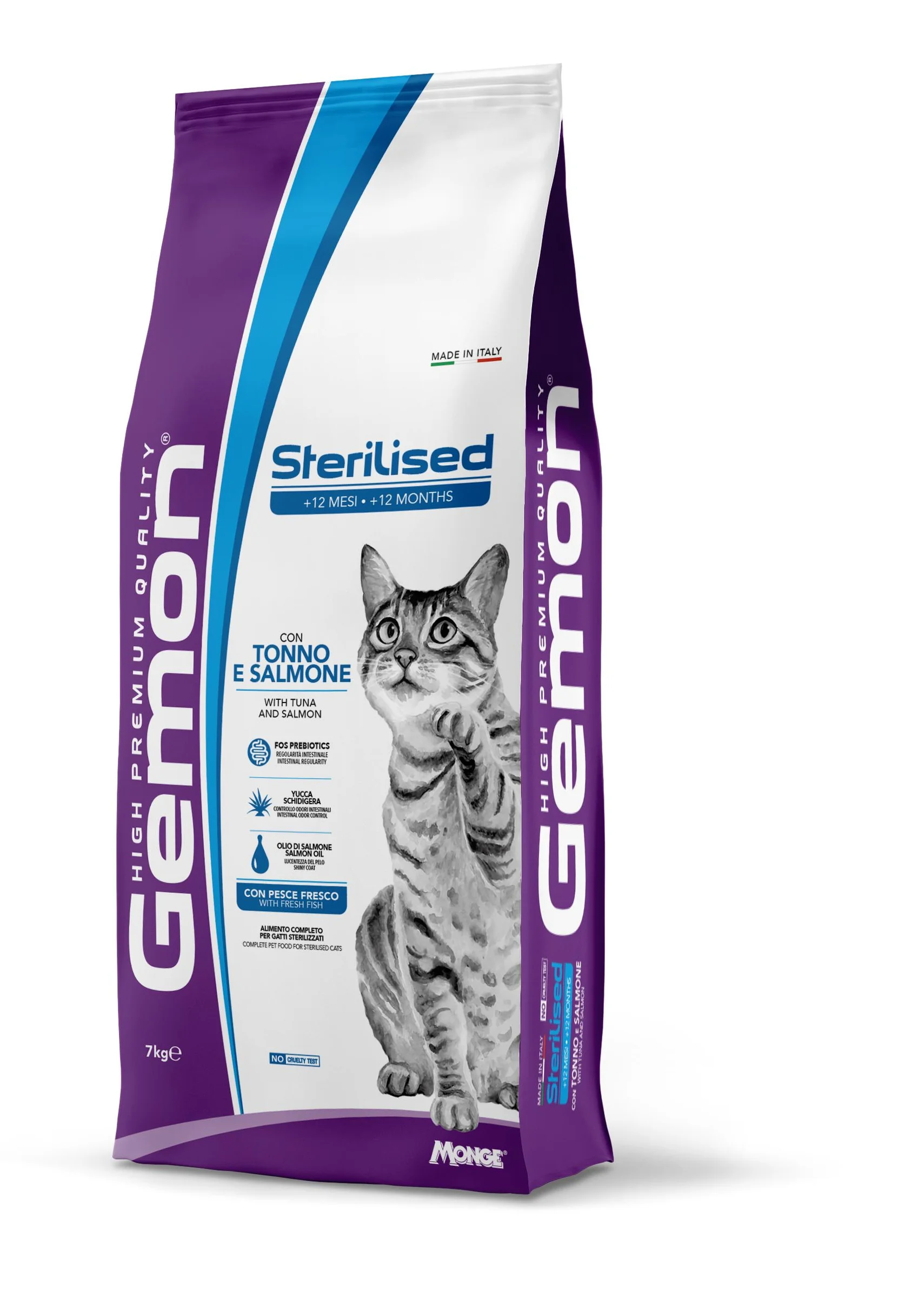 Φωτογραφία προϊόντος: Gemon Cat Sterilised με Τόνο + Σολομό 2kg