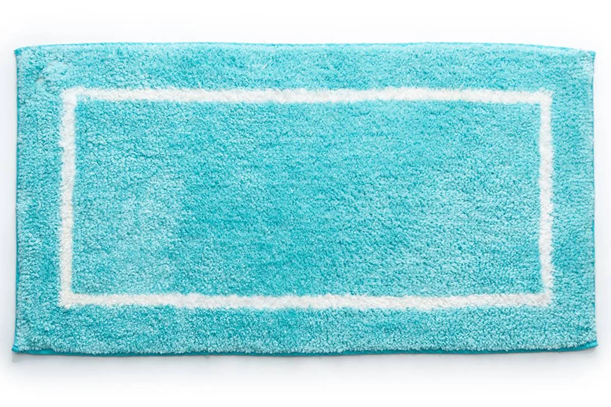 Φωτογραφία προϊόντος: Sdim Βαμβακερό/Microfiber Αντιολισθητικό Πατάκι Μπάνιου Space 001 Petrol 45x85εκ.