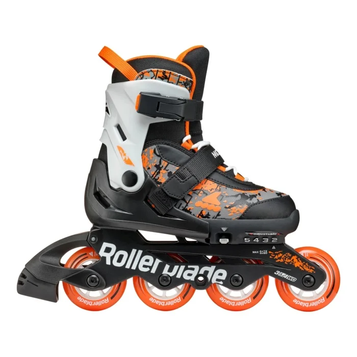 Φωτογραφία προϊόντος: ROLLERBLADE Microblade SL Αυξομειούμενα Πατίνια - Μαύρο/Πορτοκαλί Μαύρο-Πορτοκαλί