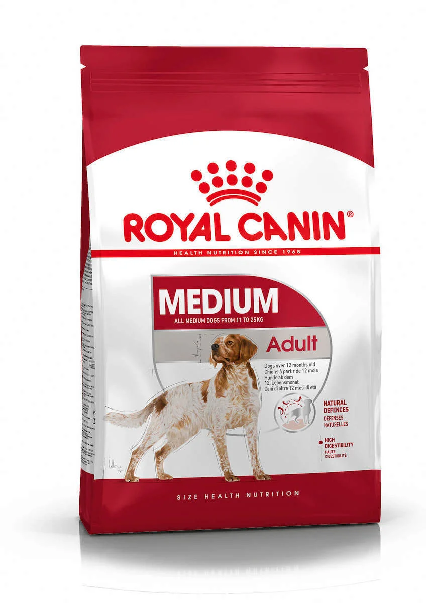 Φωτογραφία προϊόντος: Royal Canin Πλήρης τροφή για ενήλικους σκύλους μεσαίων φυλών με πουλερικά 3kg ROYAL CANIN (3182551065183)