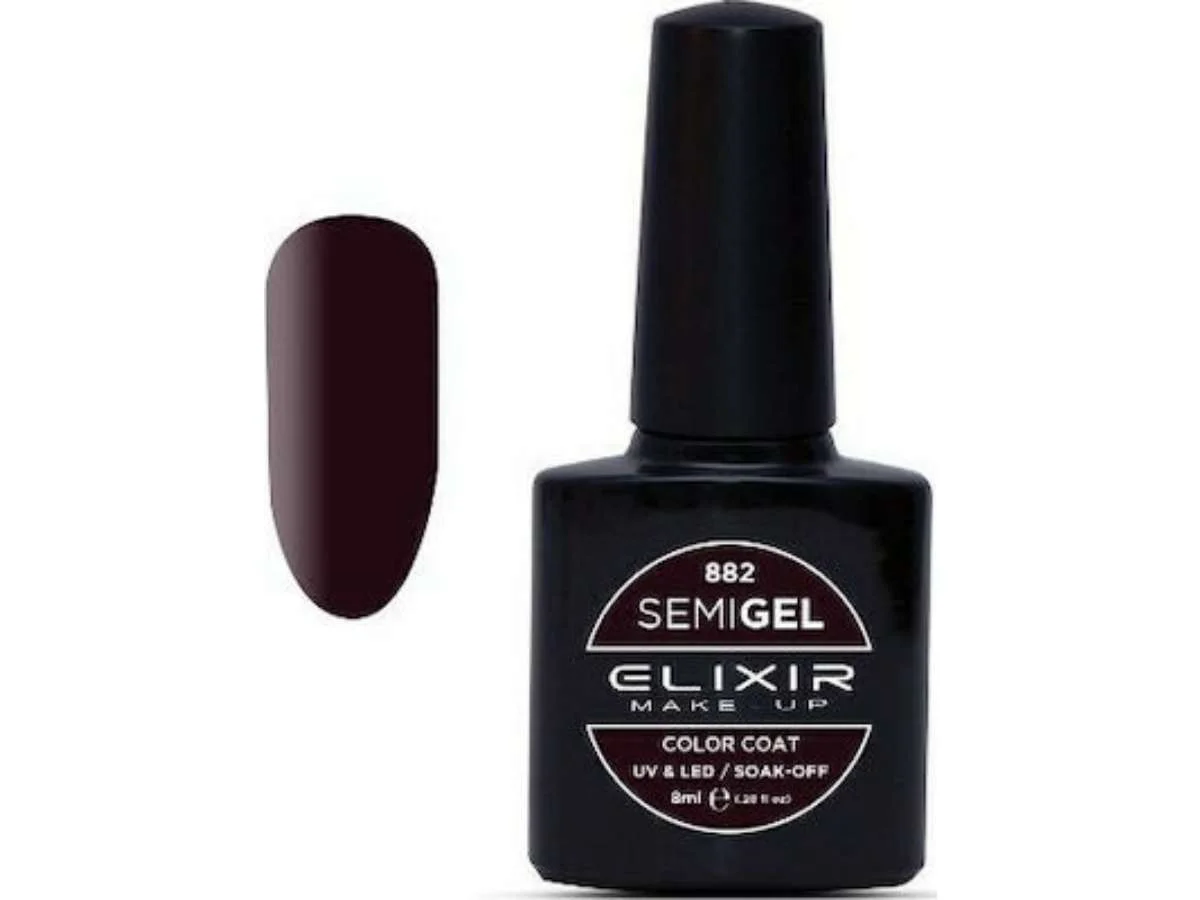 Φωτογραφία προϊόντος: Elixir Ημιμόνιμο βερνίκι 8ml 882 (Wine)