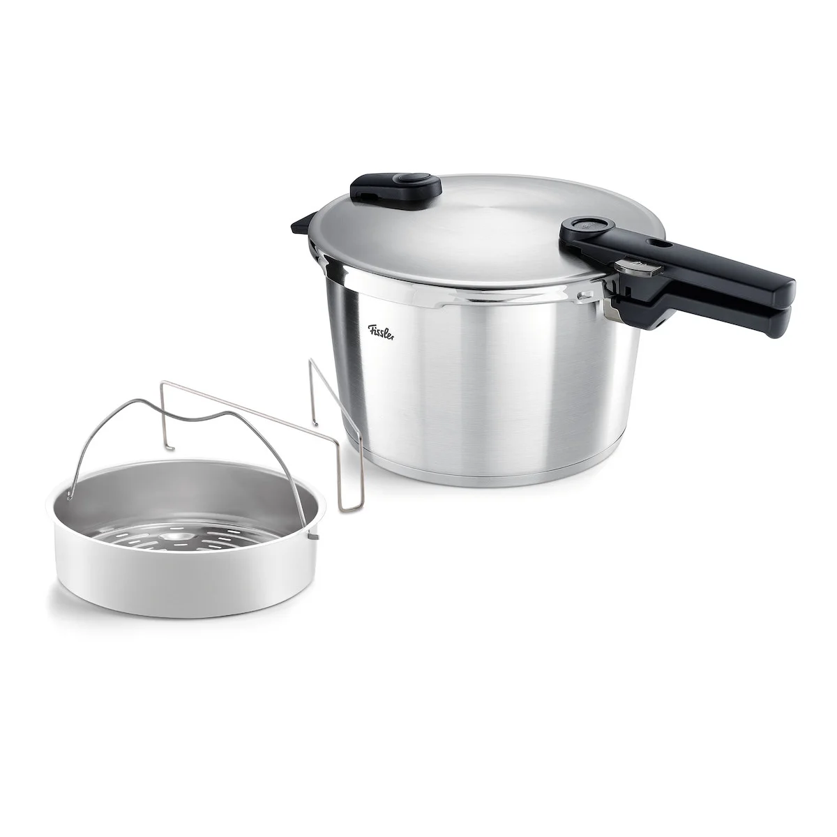 Φωτογραφία προϊόντος: Fissler Vitaquick Premium Χύτρα Ταχύτητας 10lt με Καλάθι Ατμού (60281010070)