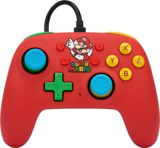 Φωτογραφία προϊόντος: PowerA Ενσύρματο Gamepad για Nintendo Switch Αναλογικό Κόκκινο NSGP0123-01