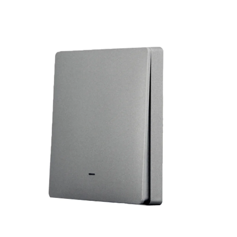 Φωτογραφία προϊόντος: SmartWise Wall Switch Front Panel Grey 1-Gang