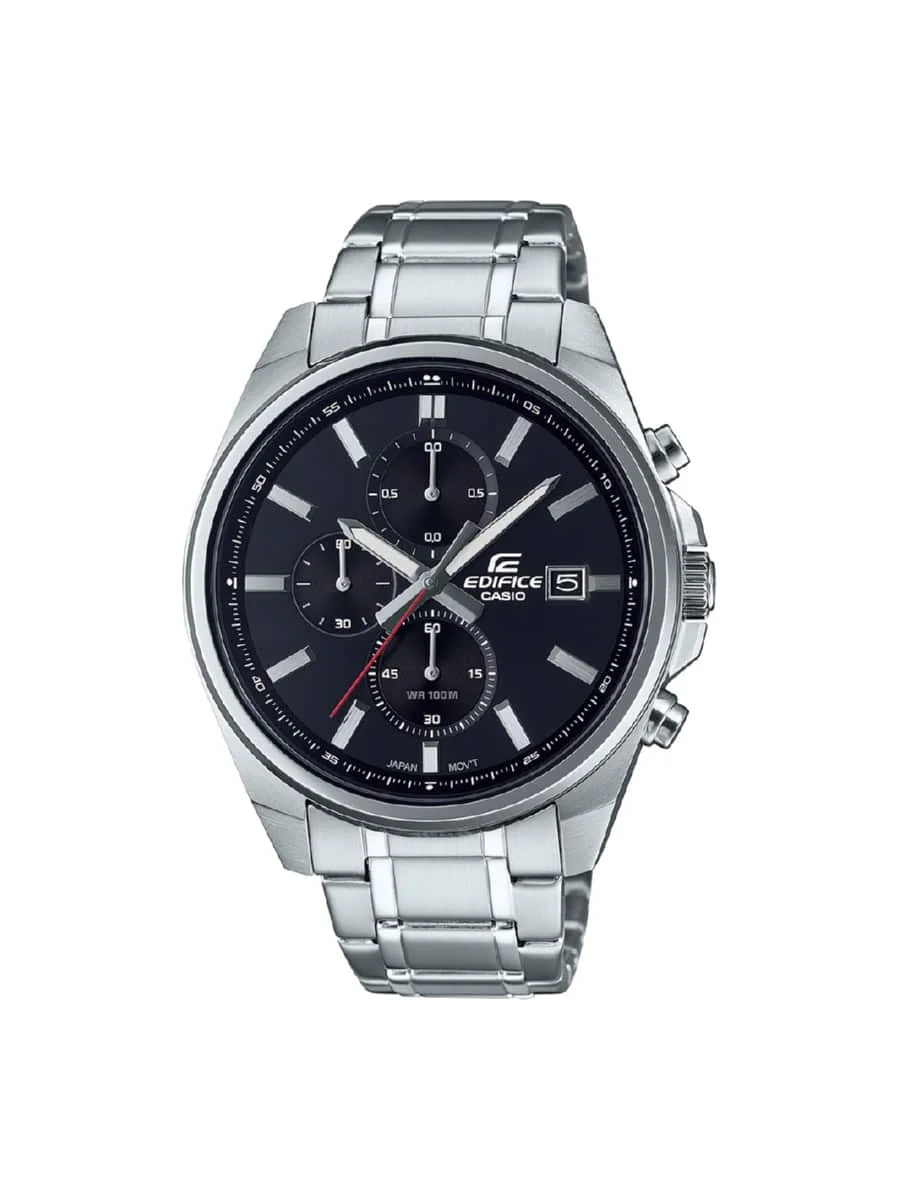 Φωτογραφία προϊόντος: Casio Edifice Ρολόι Χρονογράφος Μπαταρίας με Ασημί Μεταλλικό Μπρασελέ EFV-610D-1AVUEF