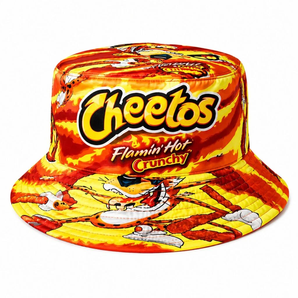 Φωτογραφία προϊόντος: Ghetto Flame Bucket Hat Orange Yellow – Adult Size | Polyester / Cotton