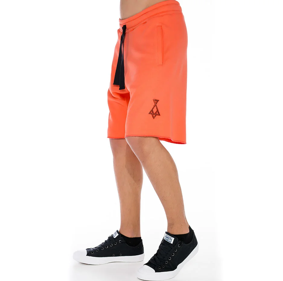 Φωτογραφία προϊόντος: Peach sporty shorts with fluffy P/COC logo on the side