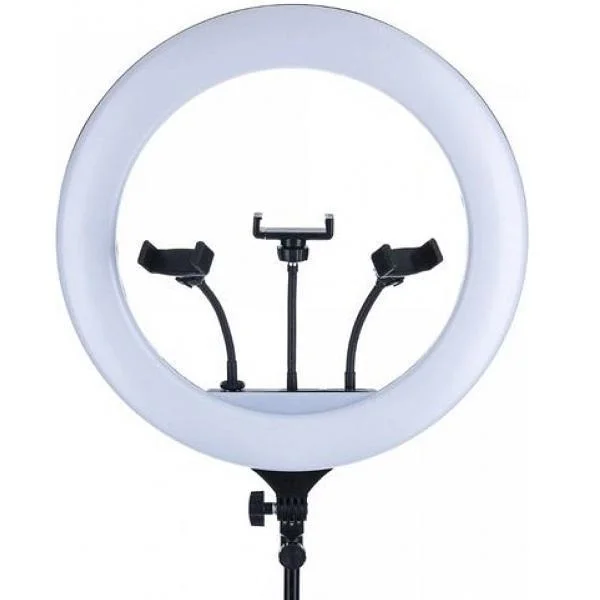 Φωτογραφία προϊόντος: OEM Ring Light YQ-460B 43cm 3200-5600K με Τρίποδο Δαπέδου και Βάση για Κινητό