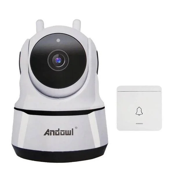Φωτογραφία προϊόντος: OEM Andowl Q-A275 Πανοραμική HD 355° κάμερα WIFI & κουδούνι